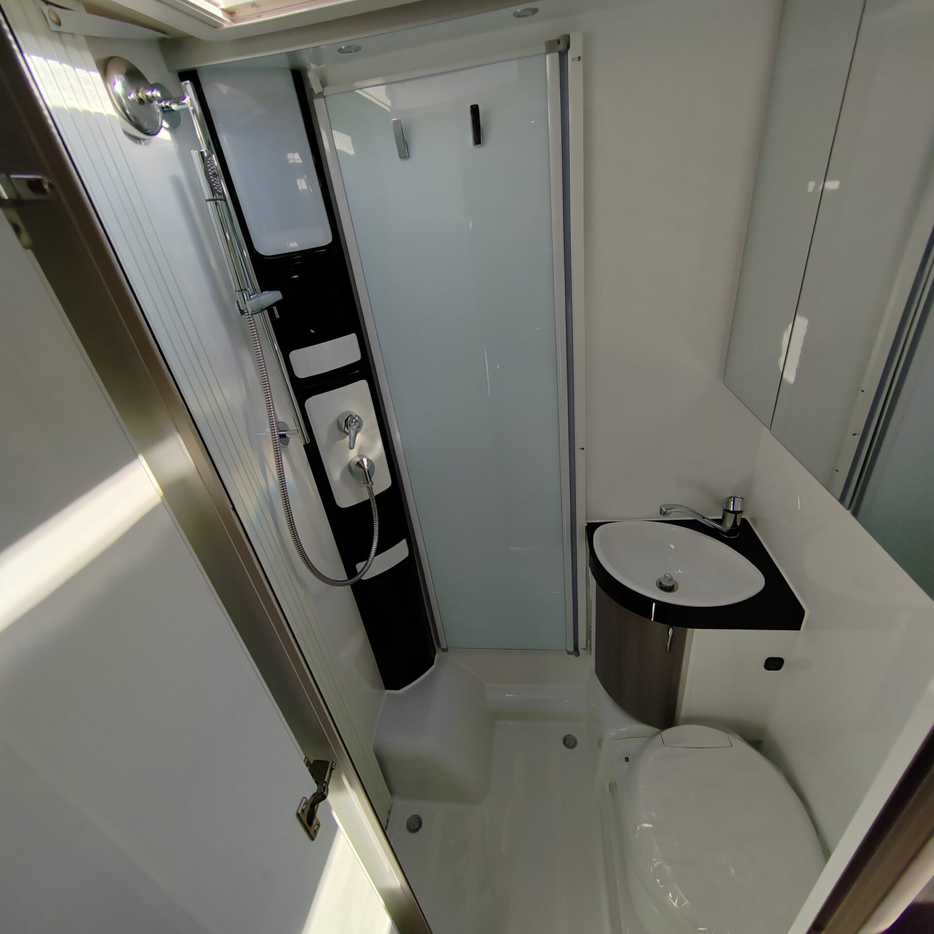 Die Duschabteilung im Hobby