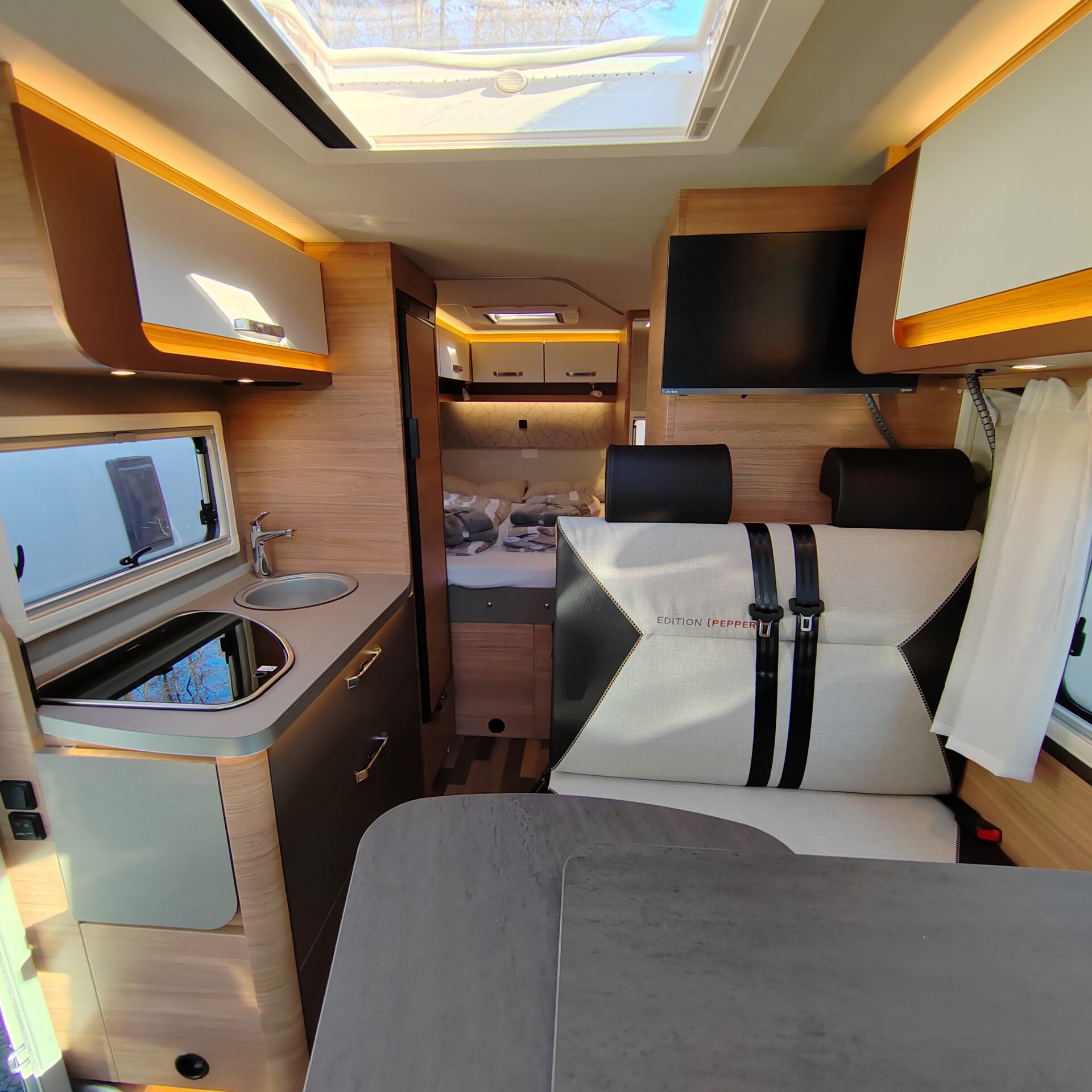 Gesamtblick durch den Pepper 2